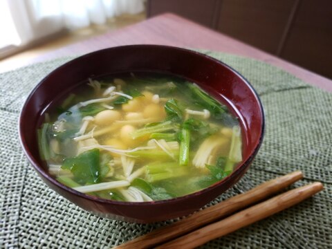 【独居自炊】大豆の煮汁でお味噌汁